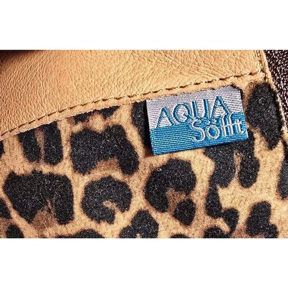 Aqua Sofft Sharnell Brown Suede Knee High Boots Lace Up Zip Water Resist. Sz 7M - Picture 8 of 8